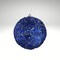 Dark Blue 6" Sequin Ornament Ball – Glitter Christmas Decoration-86551DKBL